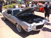 Silver split-bumper Camaro SS